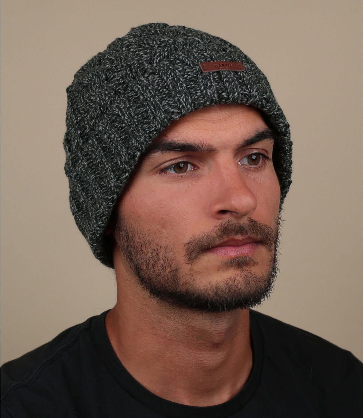 bonnet revers torsade noir Twister Turnup black bonnet revers torsade noir Twister Turnup black